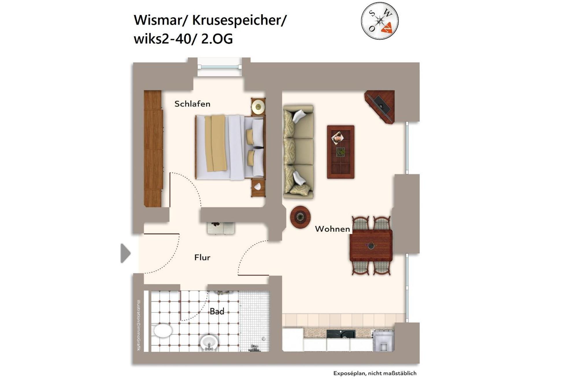 Ferienwohnung Krusespeicher Krusespeicher 2-40 Wißmar Exterior foto